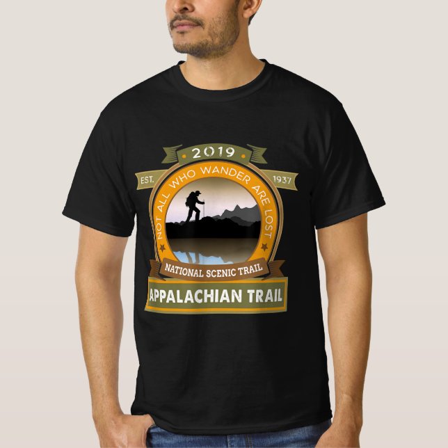 Appalachian Trail Souvenir Hiking T-Shirt (Front)