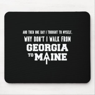 Appalachian Trail Souvenir Map Hiking Appalachia 1 Mouse Pad