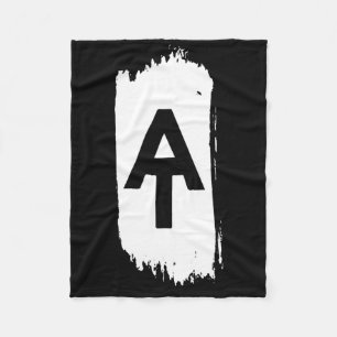 Appalachian Trail Souvenir Map Hiking Appalachia Fleece Blanket