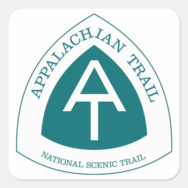 Appalachian Trail Square Sticker (Front)