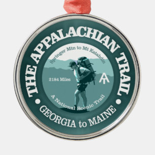 Appalachian Trail (T) Metal Ornament