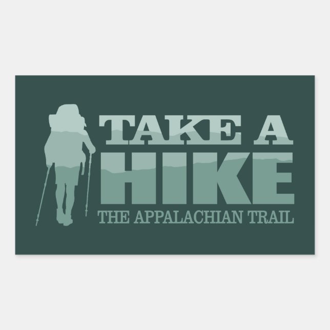 Appalachian Trail (TAH2) Rectangular Sticker (Front)