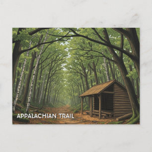 Appalachian Trail Travel Postcard