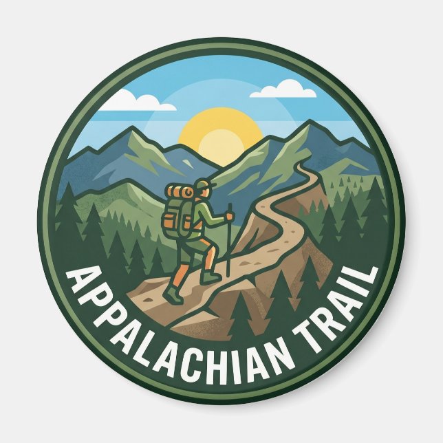 Appalachian Trail USA Magnet (Front)
