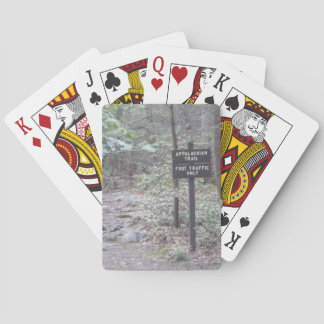 appalachian trail woods playing cards
