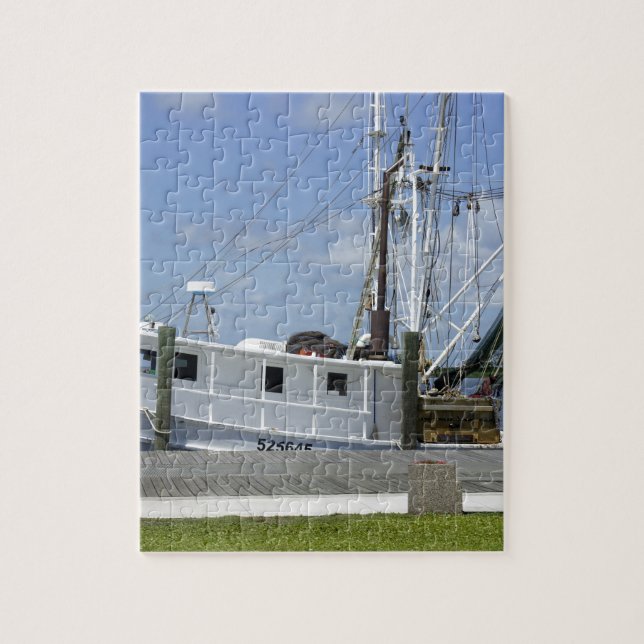 Appalachicola Shrimp Boat Jigsaw Puzzle (Vertical)