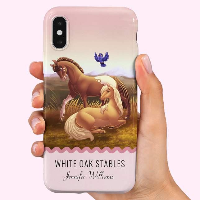 Appaloosa and Palomino Horse Case-Mate iPhone Case (Creator Uploaded)