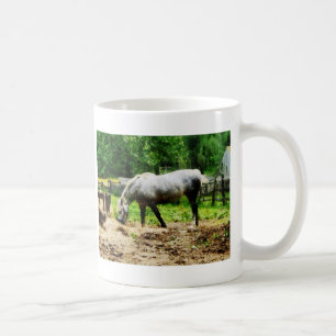 Appaloosa Eating Hay Coffee Mug