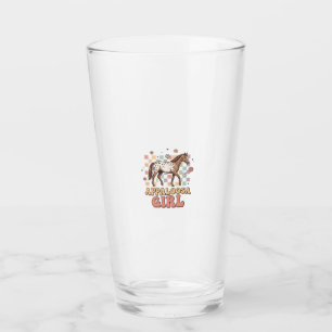 Appaloosa Girl Vintage Horse Western T-Shirt Desig Glass