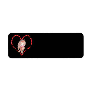 APPALOOSA HEART RETURN ADDRESS LABEL