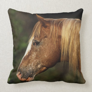 Appaloosa Horse Headshot 1 Cushion