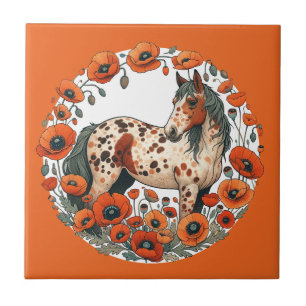 Appaloosa Horse Poppy Appy Horses Ceramic Tile