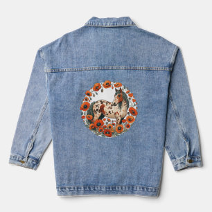 Appaloosa Horse Poppy Appy Horses Denim Jacket
