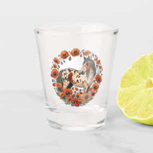 Appaloosa Horse Poppy Appy Horses Shot Glass