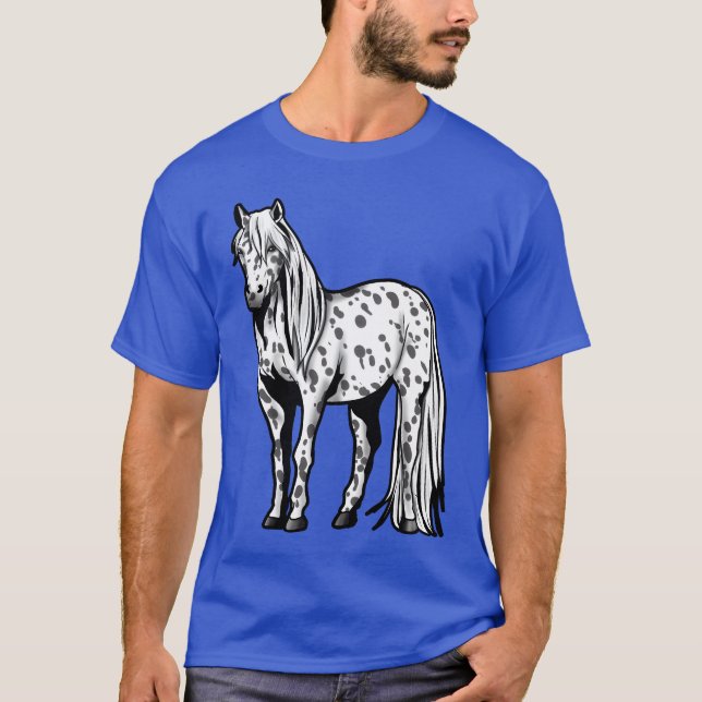Appaloosa Horse Riding Present gift Pony Girl fami T-Shirt (Front)