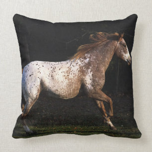 Appaloosa Horse Running 4 Cushion