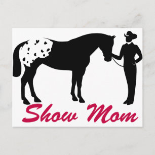 Appaloosa Horse Show Mum Postcard