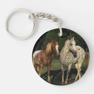 Appaloosa Horses Key Ring