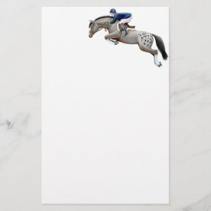 Appaloosa Hunter Jumper Horse Stationery