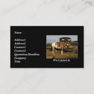 Appaloosa Motivational Business Card