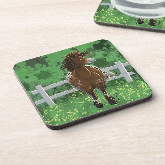 Appaloosa Pony Coaster (Left Side)