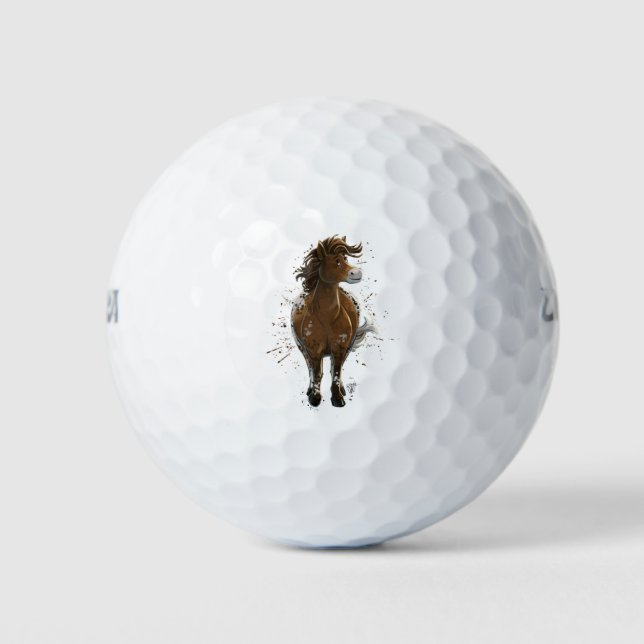 Appaloosa Pony Golf Balls (Front)