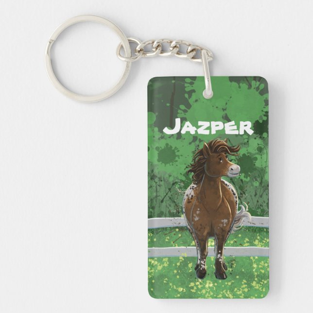 Appaloosa Pony Key Ring (Front)