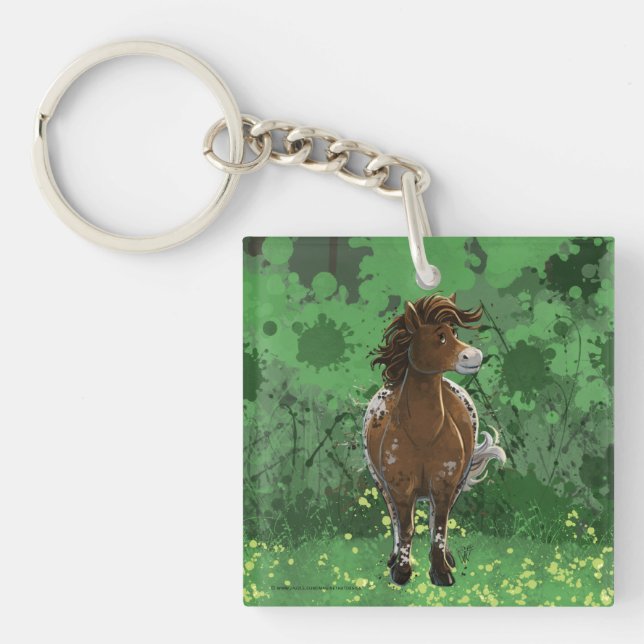 Appaloosa Pony Key Ring (Front)