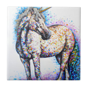 Appaloosa Unicorn Ceramic Tile