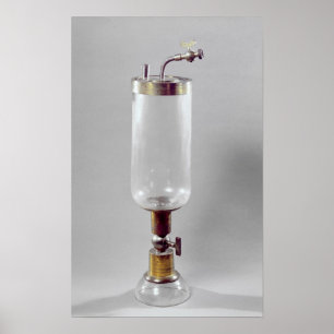 Apparatus for studying gas poster