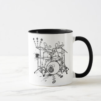 apparel drums design mug