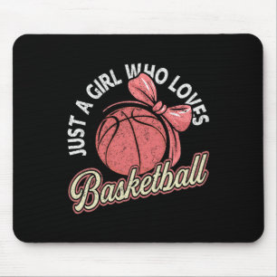 Apparel Funny Just A Girl Who Loves Sketll Mouse Pad