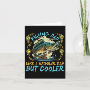 Apparel Mens Fishing Dad Like A Regular Dad For Fa Card