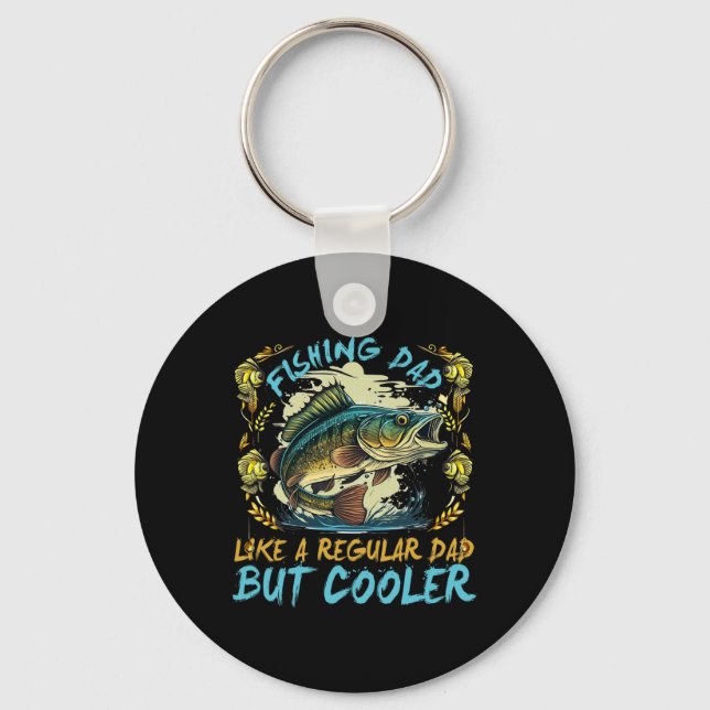 Apparel Mens Fishing Dad Like A Regular Dad For Fa Key Ring (Front)