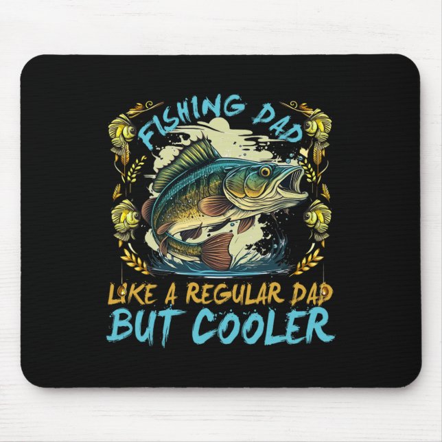 Apparel Mens Fishing Dad Like A Regular Dad For Fa Mouse Pad (Front)
