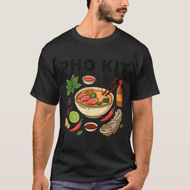Apparel Pho Kit - Asian Vietnamese Noodle Soup Rec T-Shirt (Front)