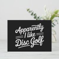 Apparently I Like Disc Golf Funny Golfing Lover