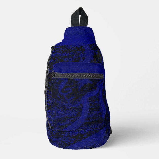 Apparition in Deep Blue Sea Sling Bag (Front)