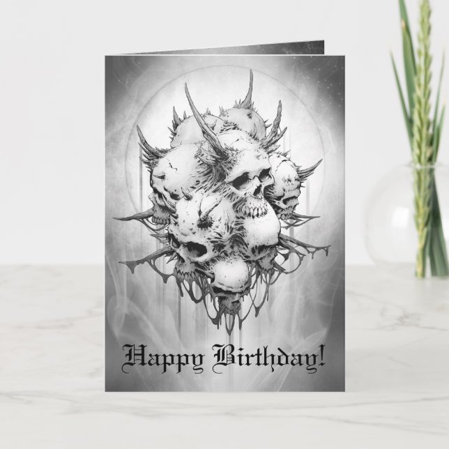 Apparition of Death Birthday Card (Front)