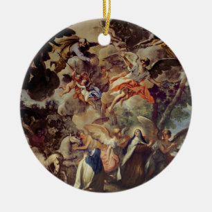 Apparition of St. Joseph to St. Theresa Ceramic Tree Decoration