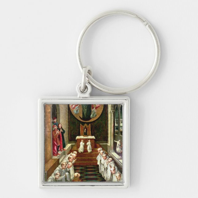 Apparition of the Virgin to a Community Key Ring (Front)