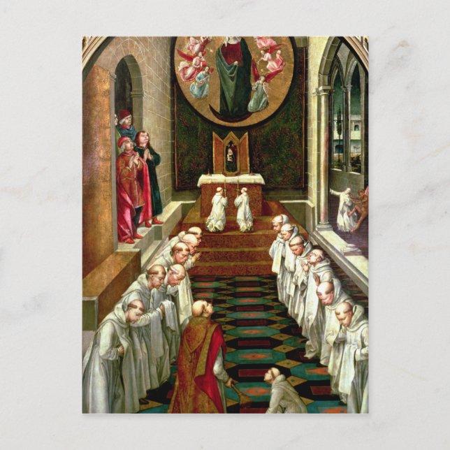 Apparition of the Virgin to a Community Postcard (Front)