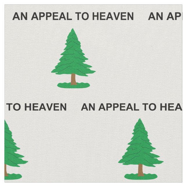 Appeal to Heaven Tree Flag Fabric (Close Up)