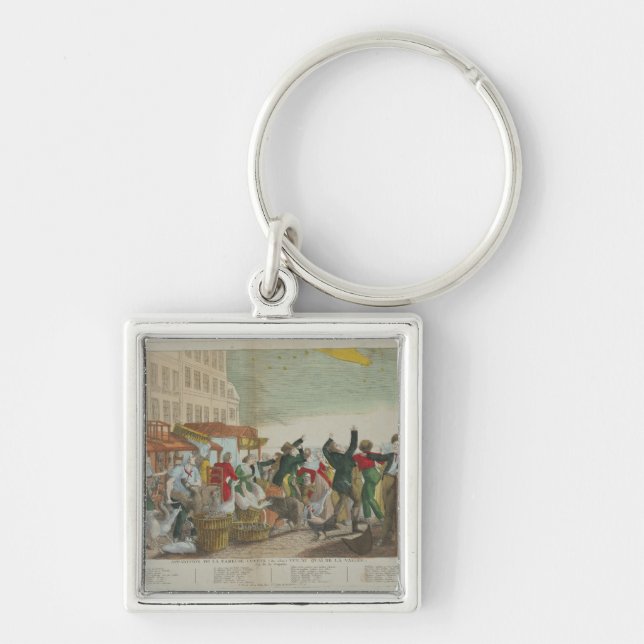 Appearance of the Great Comet in 1811 Key Ring (Front)