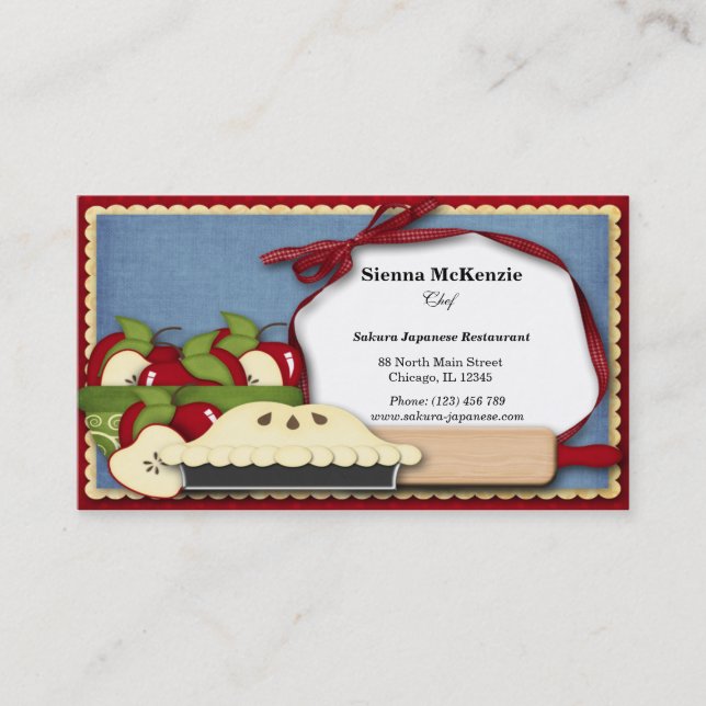 Appel Pie Business Card (Front)