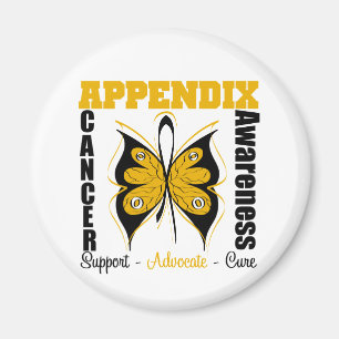 Appendix Awareness Butterfly Magnet