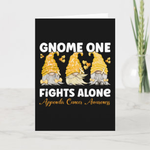 Appendix Cancer Appendicitis Cancer Amber Ribbon Card