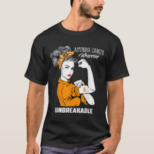 Appendix Cancer Awareness Unbeakable Warrior Shirt