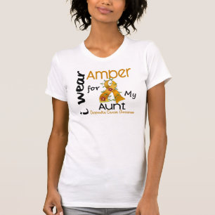 Appendix Cancer I Wear Amber For My Aunt 43 T-Shirt