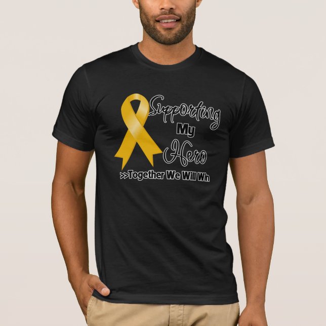 Appendix Cancer Supporting My Hero T-Shirt (Front)